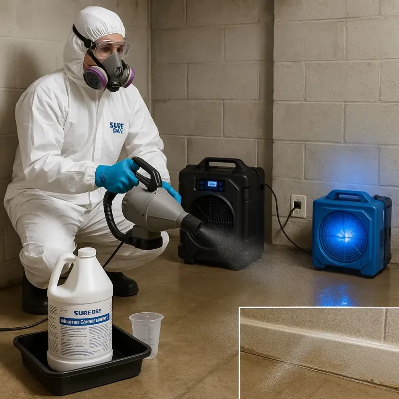 Sanitization and Odor Removal process in Akron, NY